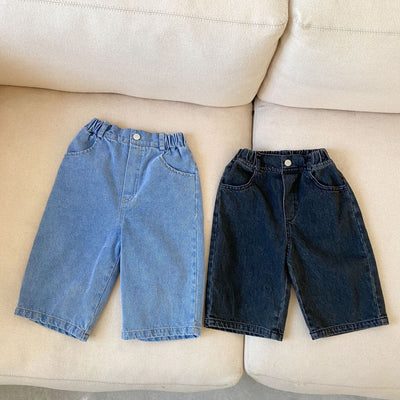 Pantalones Vaqueros Niña Cintura Ancha Estilo Moderno - Image 15
