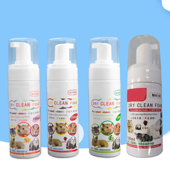 Shampoo Seco em Espuma Desodorante para Roedores - Hamster, Porquinho-da-índia, Chinchila e Coelho
