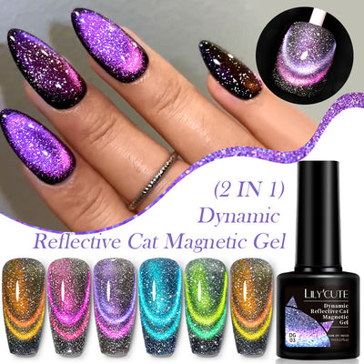 Esmalte Gel Efecto Diamante Cat Eye - Serie Brillo Cautivador - Image 3