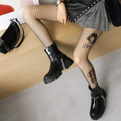 Botas Martin Plataforma Estilo Británico para Mujer - Image 12