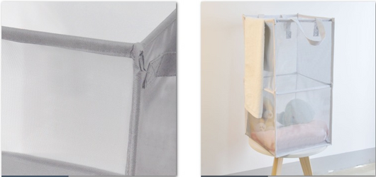 Cesto de Ropa Plegable y Giratorio para Baño - Image 13