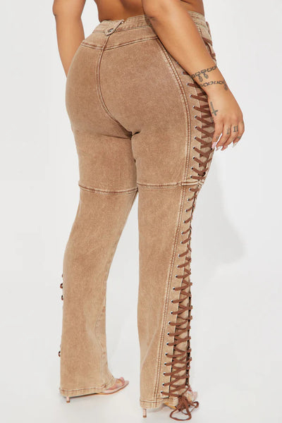 Jeans Bandage con Cordón para Mujer - Estilo Hot Girl Europeo y Americano - Image 24