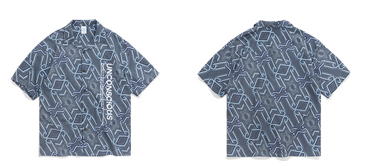 Camisa Streetwear Estampado Hawaiano para Hombre - Image 8