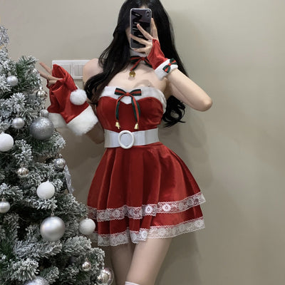 Vestido Navideño Presentadora de Televisión para Mujer
