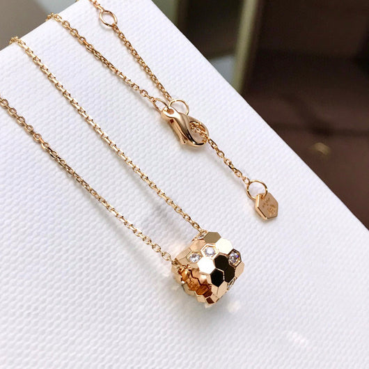 Collar de Plata Esterlina con Panal Hexagonal para Mujer - Image 5