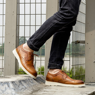 Zapatos Casuales Retro Británicos para Hombre - Talla Grande - Image 3