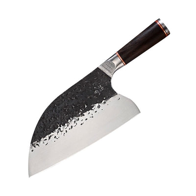 Cuchillo de Chef Forjado a Mano con Hoja Martillada de Acero - Image 5