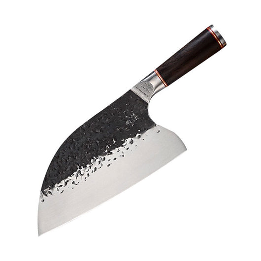 Cuchillo de Chef Forjado a Mano con Hoja Martillada de Acero - Image 5