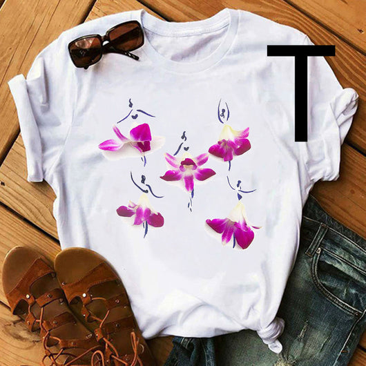 Falda Floral de Ballet Personalizada para Niña y Mujer - Manga Corta - Image 16