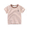 Playera Infantil de Algodón con Rayas para Niños