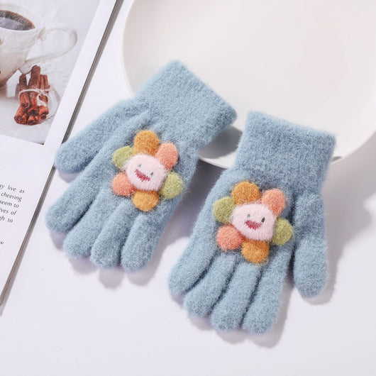 Guantes Infantiles de Invierno Suave Cobertura Total Diseño Adorable - Image 9