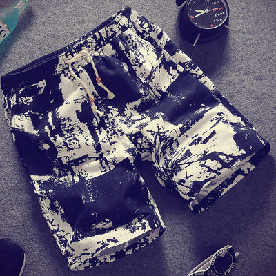 Shorts de Lino Estampado - Comodidad al Instante - Image 4