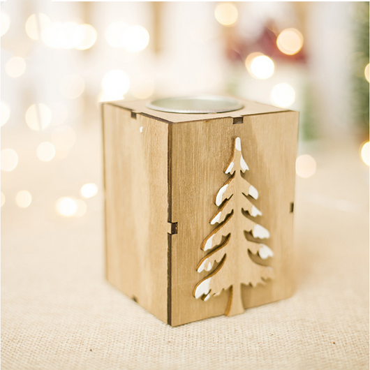 Candelabro Navideño Reno Mini Árbol de Navidad - Regalo Perfecto para Decorar - Image 7