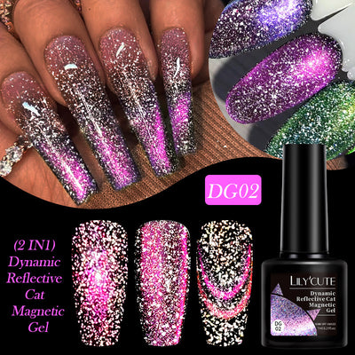 Esmalte Gel Efecto Diamante Cat Eye - Serie Brillo Cautivador - Image 4