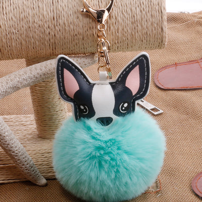 Llavero Pelota de Plumas PU para Mascotas - Accesorio Adorable - Image 8