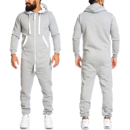Pijama Enterizo para Hombre con Capucha y Cierre - Image 11