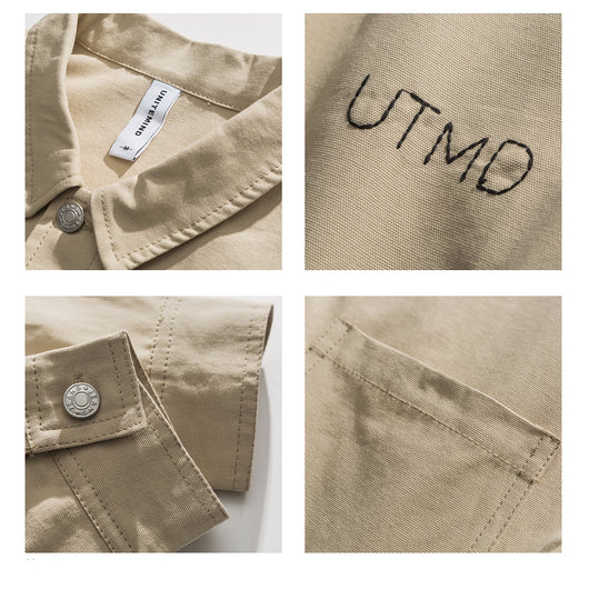 Chaqueta Camisa Suelta Casual de Manga Larga - Image 13