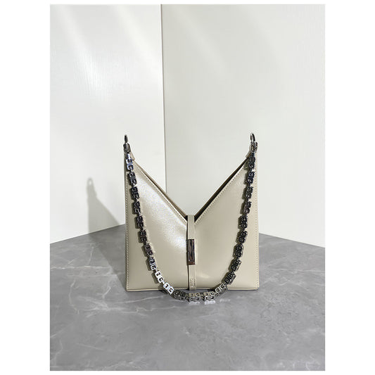 Bolso Bandolera Geométrico con Cadena