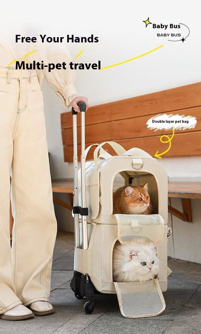 Mochila de Transporte para Gatos con Control de Estrés - Image 20