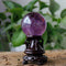 Esfera de Amatista Brasileña Natural Pulida a Mano - Piedra Original