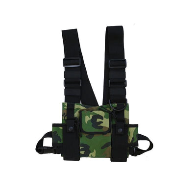 Chaleco Mochila Hip-Hop Multicolor con Bolsillos Funcionales - Image 11