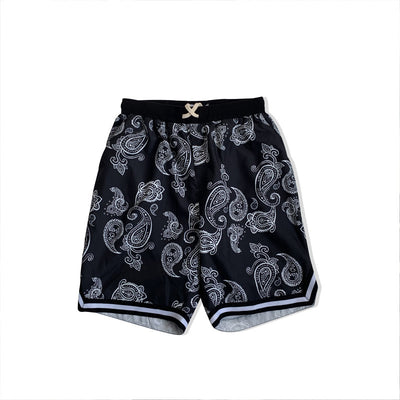 Shorts de Baloncesto Cashew Stripe para Hombre - Image 5
