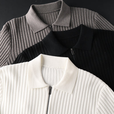 Suéter Slim Fit con Cierre Medio para Otoño e Invierno - Image 4