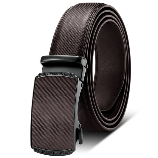 Cinturón de Cuero para Hombre con Hebilla Automática - Image 3