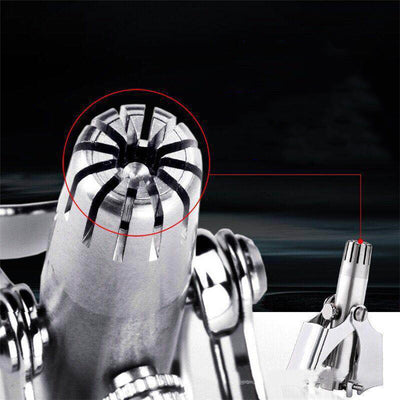 Tijeras de Acero Inoxidable para Depilación de Vello Nasal Manual para Hombres - Image 5