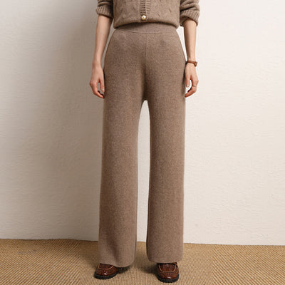 Pantalones Rectos Casuales de Temperamento Elegante para Mujer - Image 4