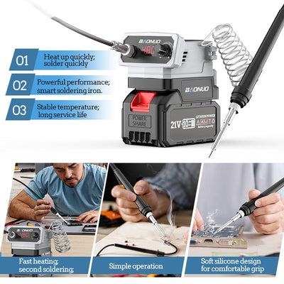 Pistola de Soldadura Eléctrica con Batería de Litio - Soldador Rápido Profesional - Image 2