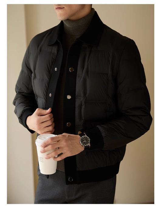 Chaqueta Casual Premium para Hombre con Diseño Patchwork - Image 5