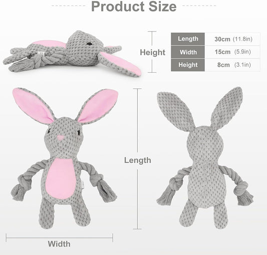 Juguetes para Perros con Sonajero y Papel Crujiente - Peluches Interactivos para Cachorros - Image 2