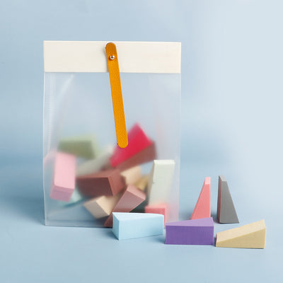 Esponja Triangular Suave de Gelatina para Maquillaje con Bolsa - Image 3