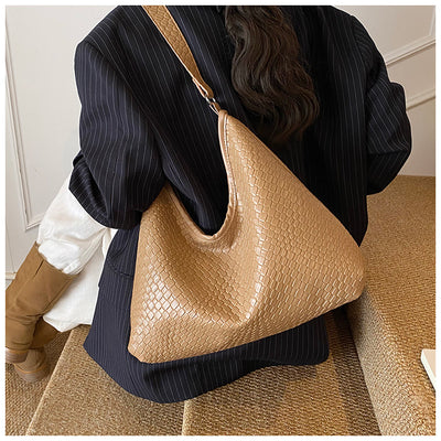 Bolso de Hombro Retro Premium para Mujer - Bolso Tejido de Gran Capacidad - Image 9