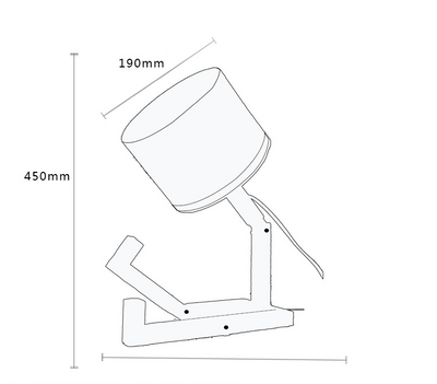 Lámpara de Mesa Humanoide de Diseño Moderno en Madera - Image 5