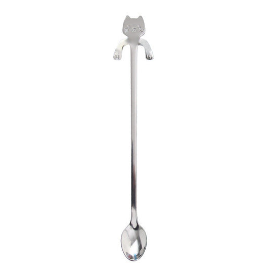 Cucharilla de Café con Mango de Gato Divertido en Acero Inoxidable 304 - Image 12