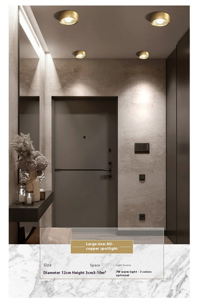 Downlight LED Empotrado de Cobre Ultrafino - Foco de Techo Moderno - Image 18