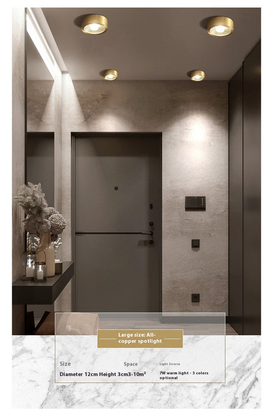 Downlight LED Empotrado de Cobre Ultrafino - Foco de Techo Moderno - Image 18