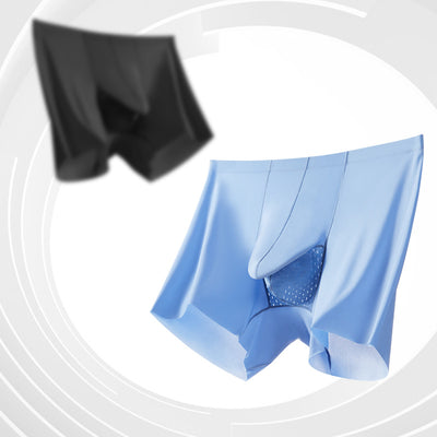 Bóxers Deportivos con Malla Separadora Ice Silk Secado Rápido - Image 3