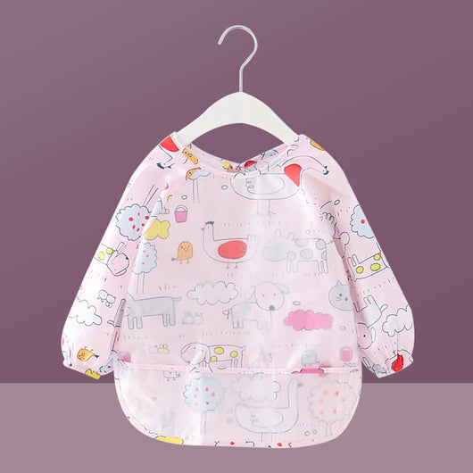 Babero Impermeable con Tirantes para Niños - Protección Total al Comer - Image 3