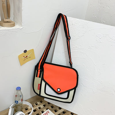 Bolsa Bandolera Unihombro Diseño Geométrico Minimalista - Image 14