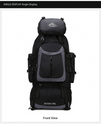Mochila de Senderismo 90L XIYAHU - Resistente al Agua para Trekking y Acampada - Image 37