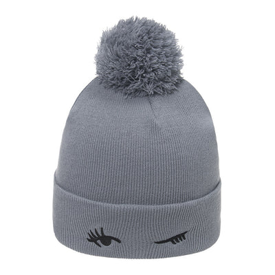 Gorro Tejido Grueso con Bordado de Lana y Terciopelo - Image 6