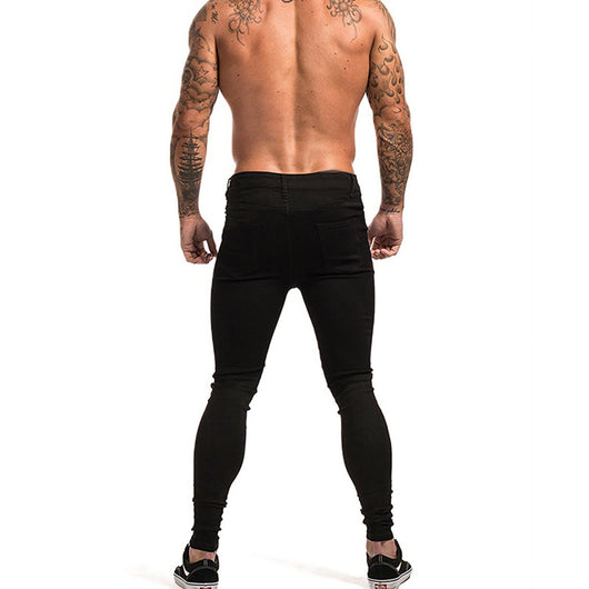 Jeans Slim Ajustado Negro Clásico - Image 3