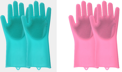 Guantes de Limpieza Resistentes al Calor con Cepillo de Silicona - Image 5