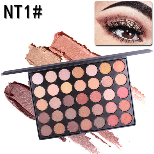 Paleta de Sombras 35 Colores Shimmer y Mate - The Palette B