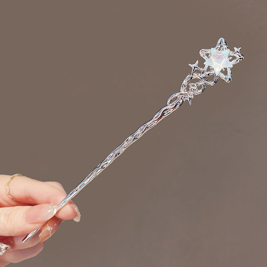 Pasador Moonstone de Piedra Lunar para Recogidos Elegantes - Image 2