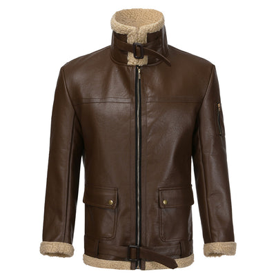 Chaqueta de Piel Sintética con Personalidad para Hombre - Image 3