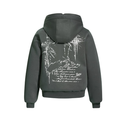 Sudadera Estampada con Cierre Americano de Manga Larga - Image 10